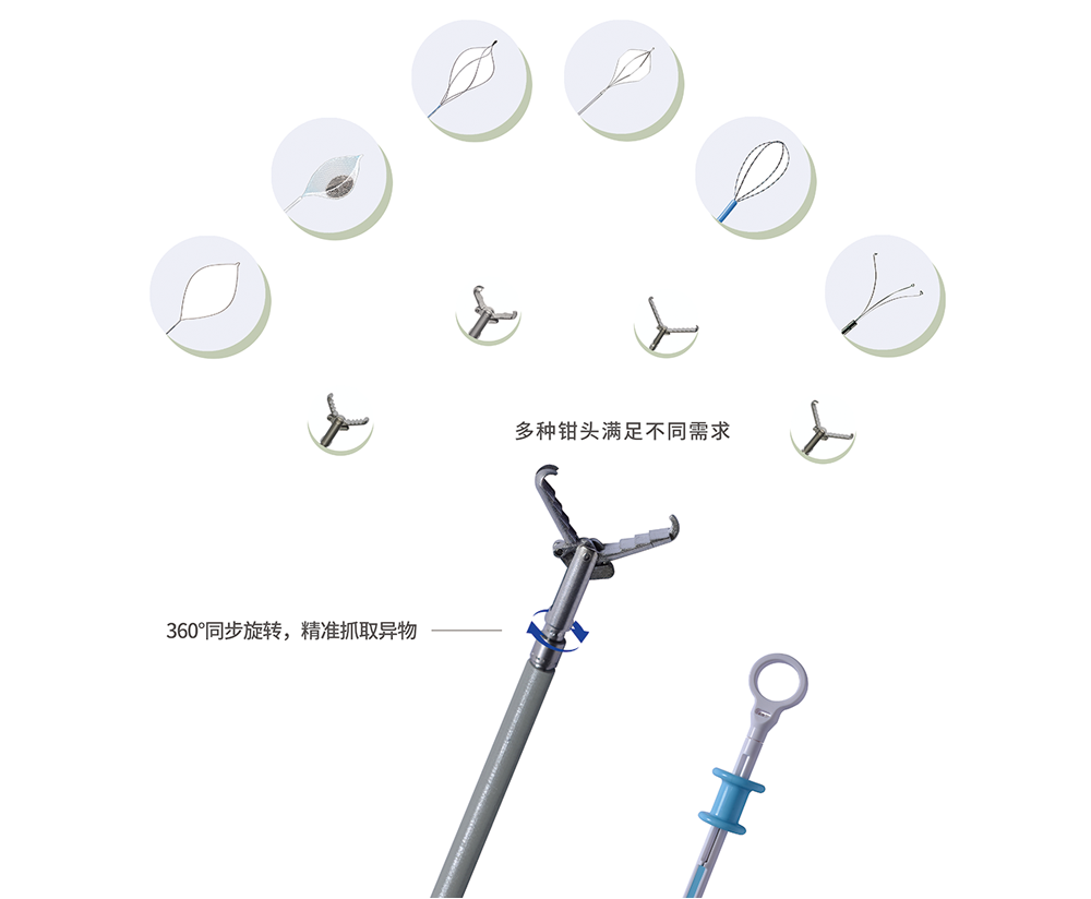 Disposable Rotatory Grasping Forceps